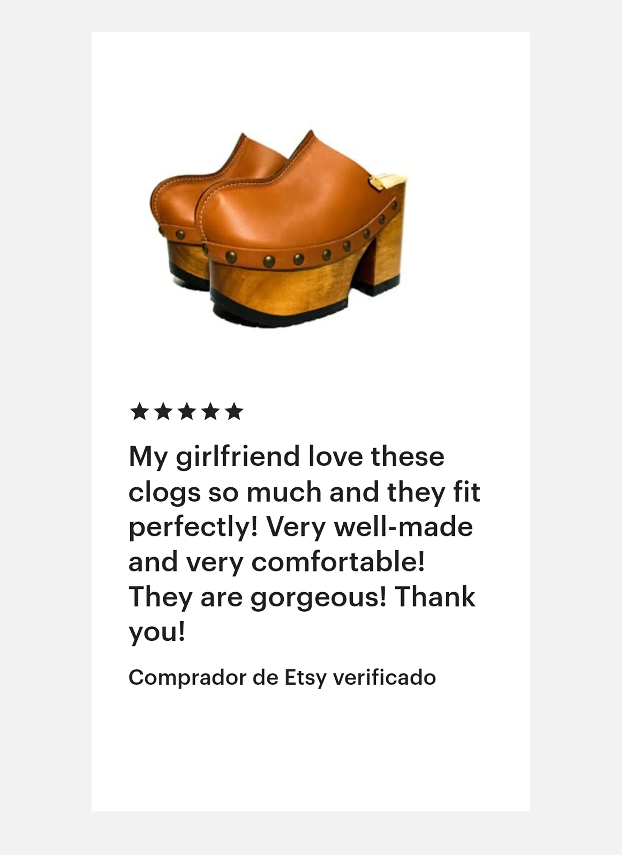Vintage Light Brown Clogs