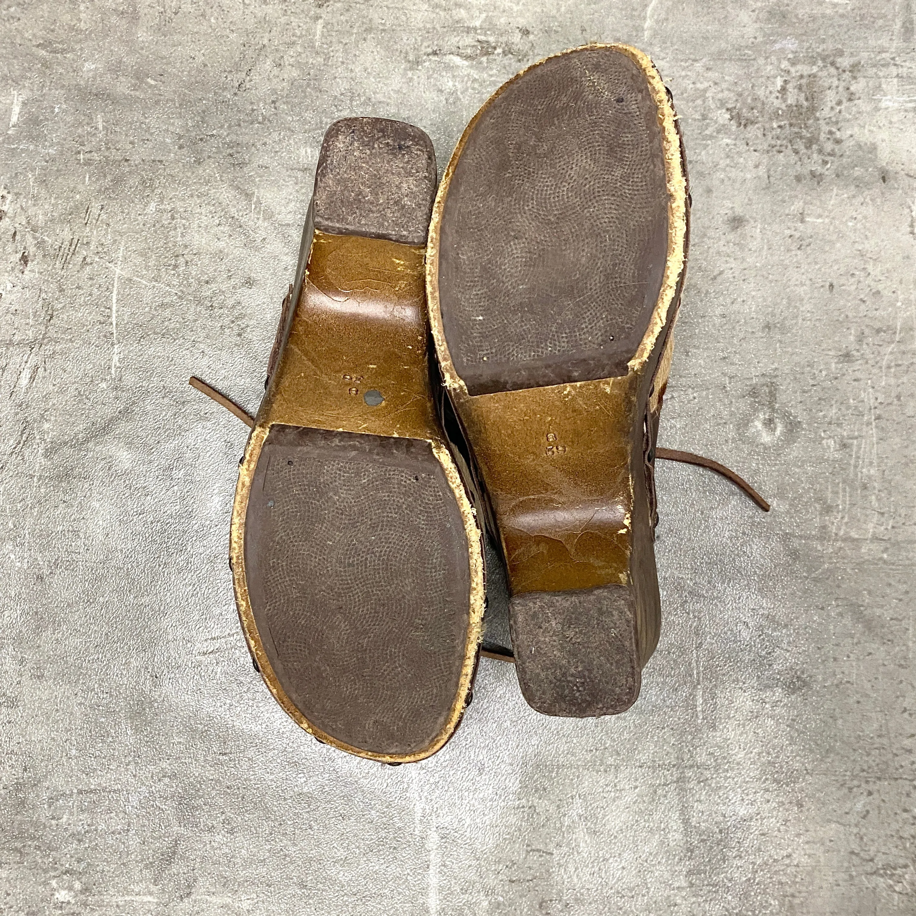 Vintage Ponyhair Clogs (UK 6 EU 39 US 8)