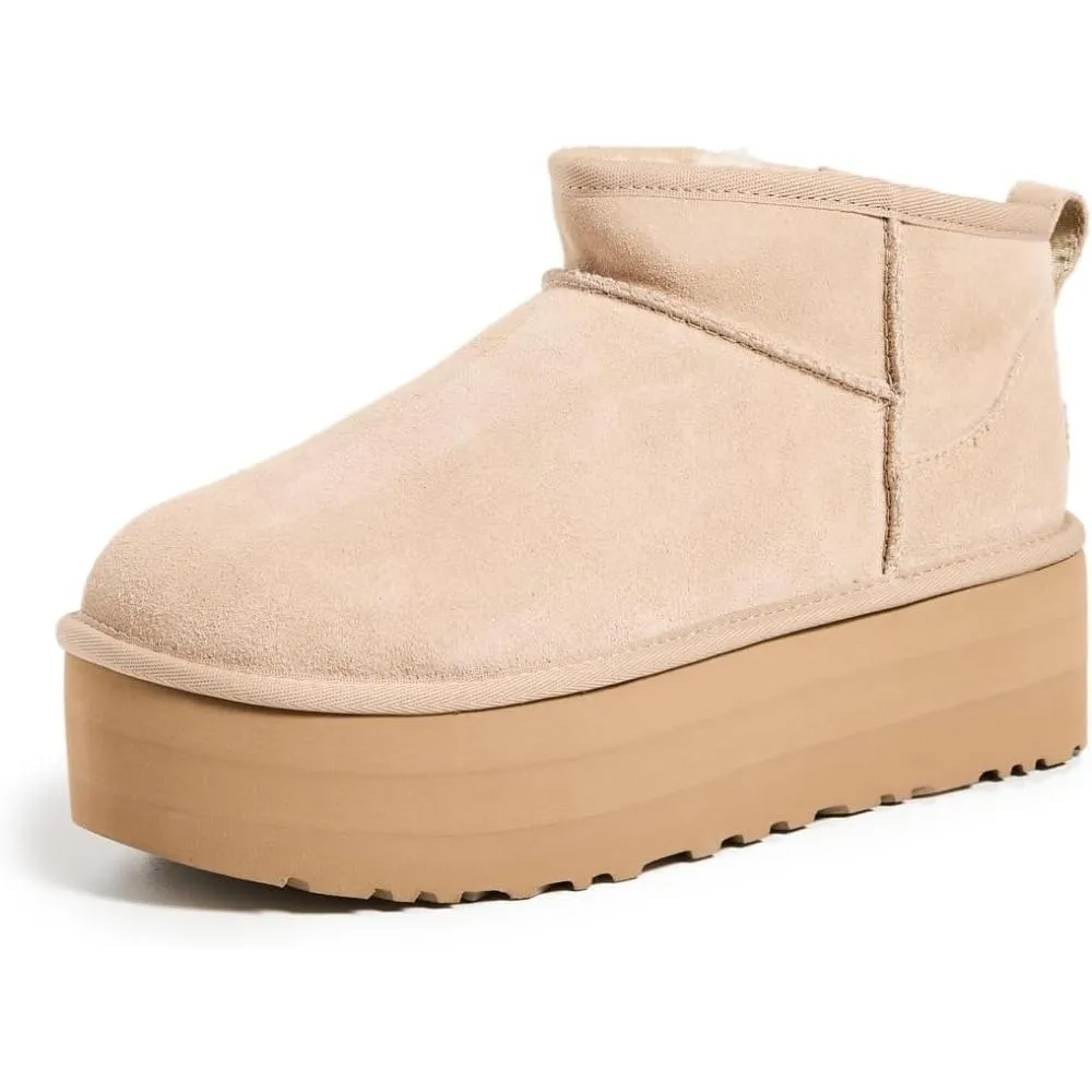 Water Resistant Mini Platform Boots