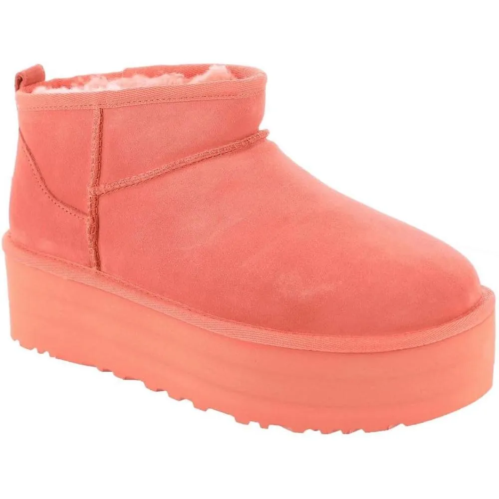 Water Resistant Mini Platform Boots