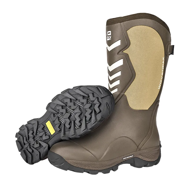 Waterproof Hiking Boots for Men - WOVENPAK Rubber Hunting Boots
