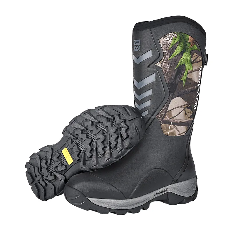 Waterproof Hiking Boots for Men - WOVENPAK Rubber Hunting Boots