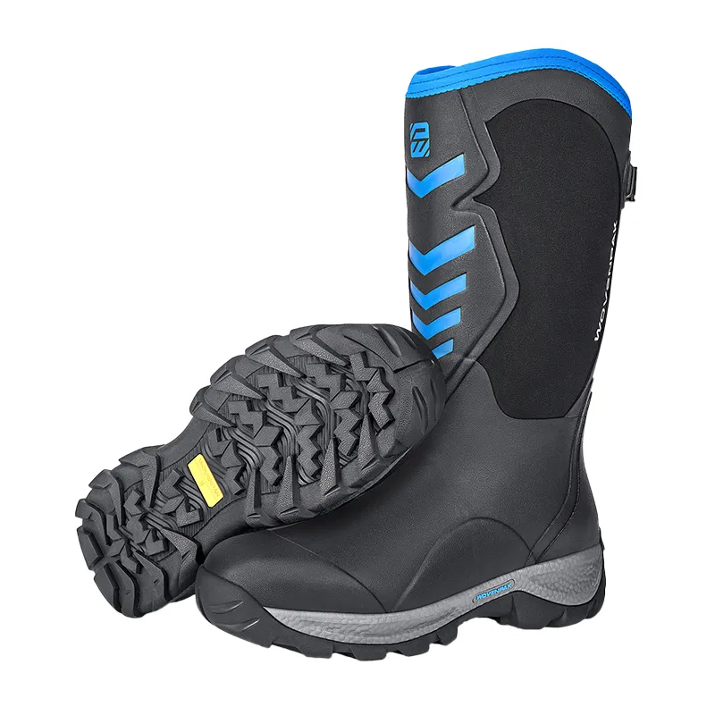Waterproof Hiking Boots for Men - WOVENPAK Rubber Hunting Boots