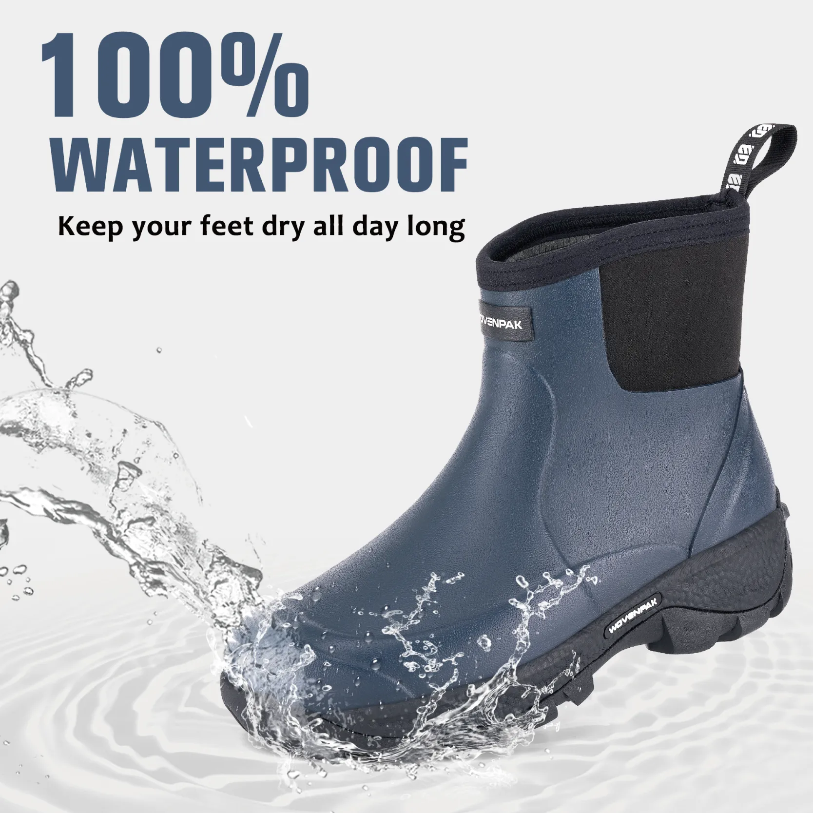 Waterproof Rubber Boots for Men