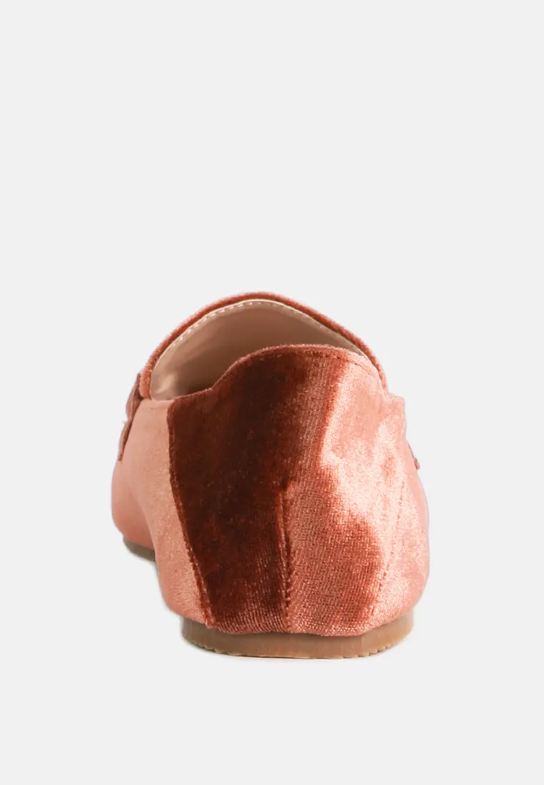 Wibele Croc Textured Metal Show Detail Loafers By Ruw
