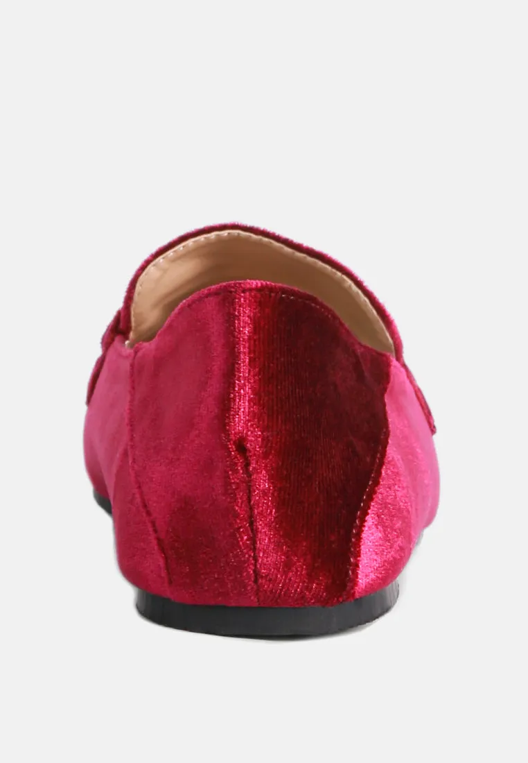 Wibele Croc Textured Metal Show Detail Loafers By Ruw