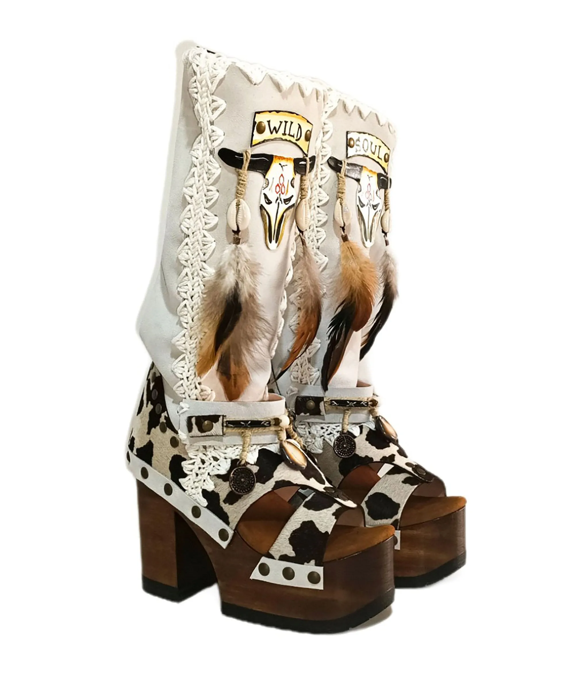 Wild Soul Cowhide Boots