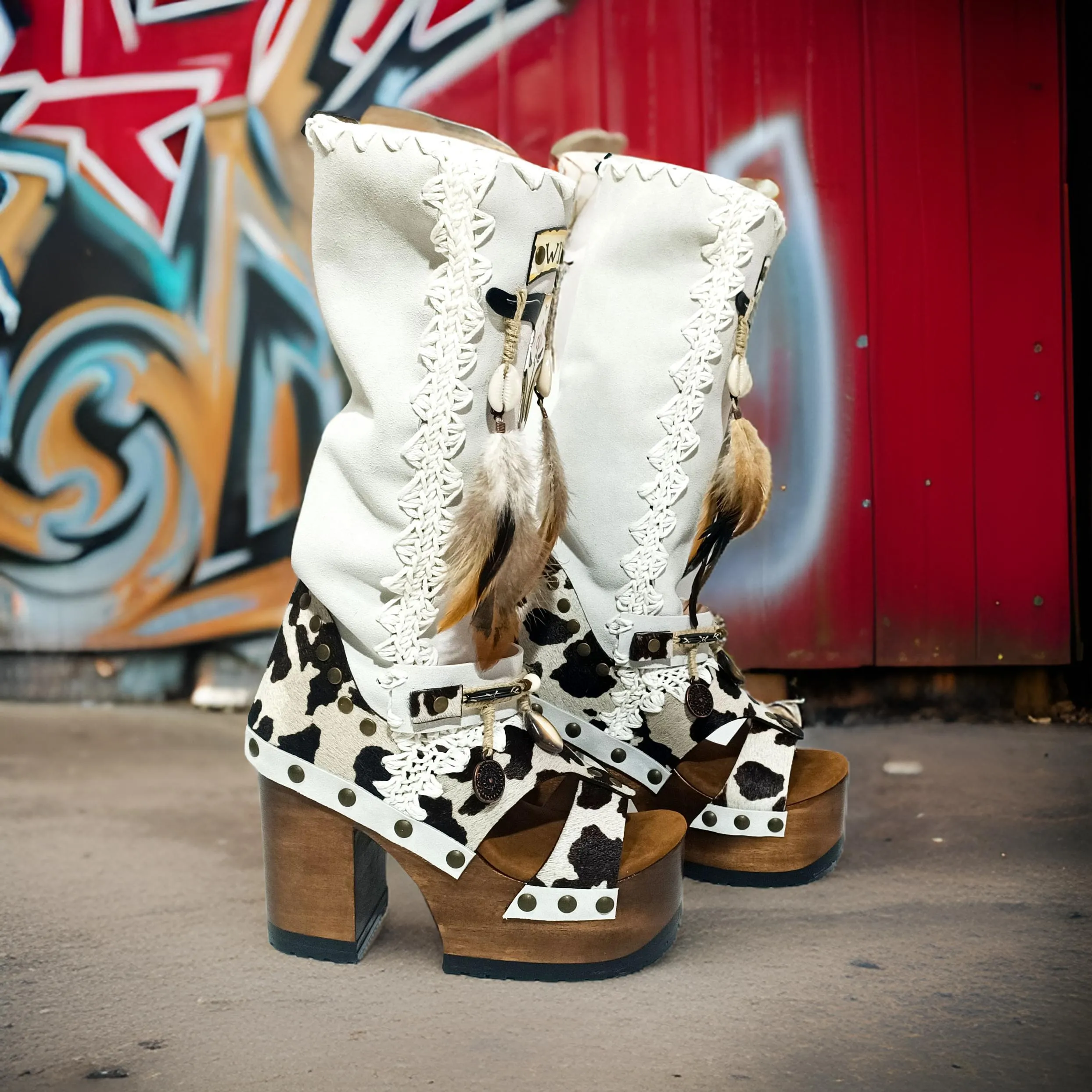 Wild Soul Cowhide Boots