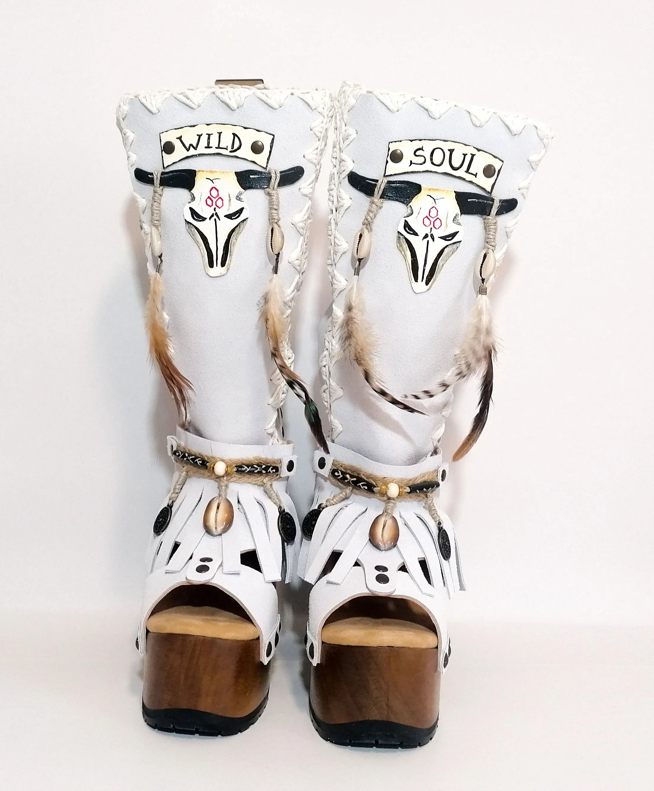 Wild Soul White Boots