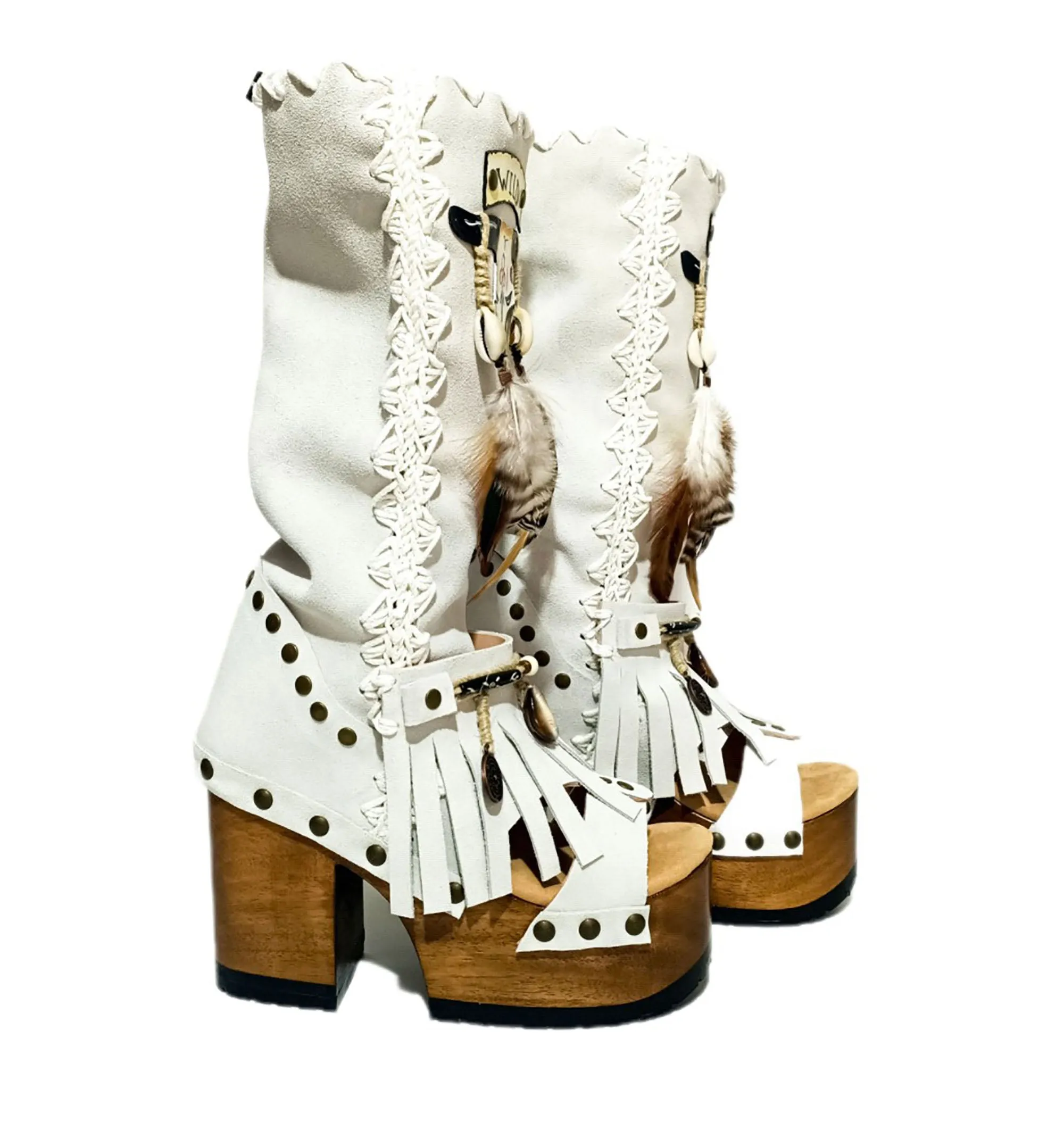 Wild Soul White Boots