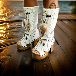 Wild Soul White Boots