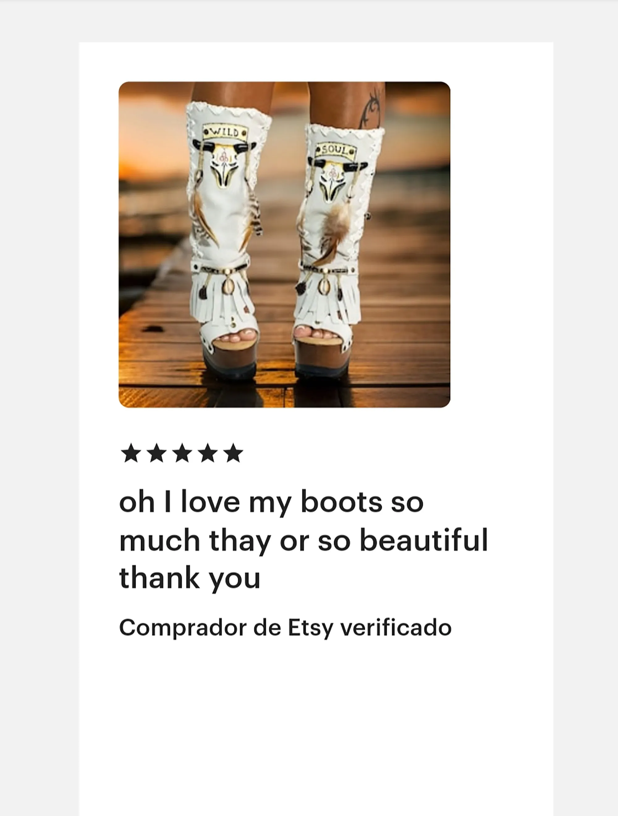 Wild Soul White Boots