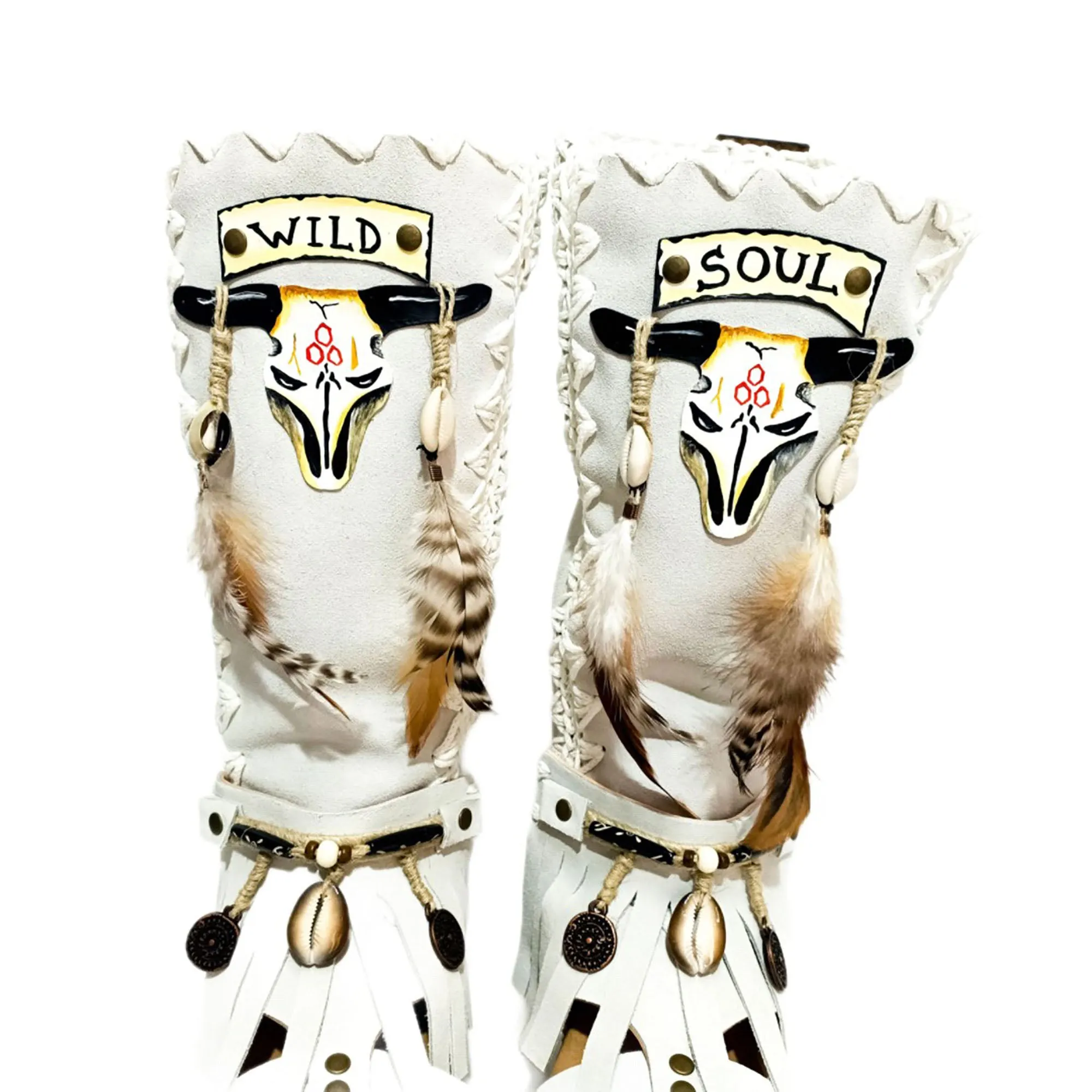 Wild Soul White Boots